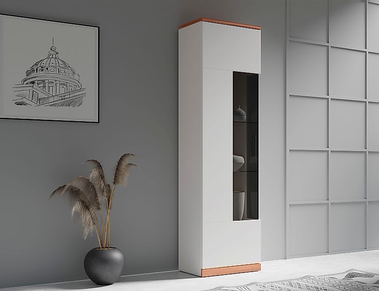 Home affaire Vitrine Ribe,180cm hoch,5 Fächer,2 günstig online kaufen