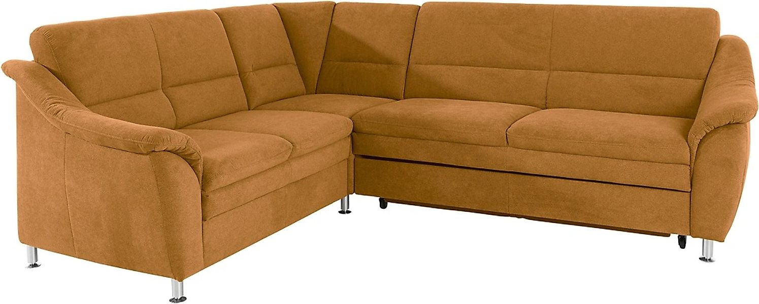 Places of Style Ecksofa »Cardoso L-Form«, Federkern, wahlweise mit Bett, Sc günstig online kaufen