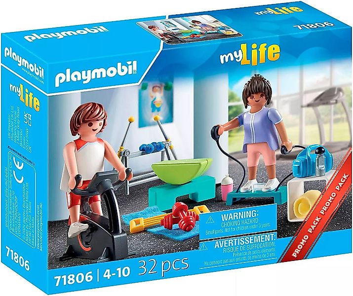 Playmobil® Fitnesstraining (71806), Playmobil My Life Konstruktions-Spielse günstig online kaufen