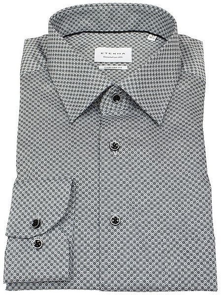 Eterna Langarmhemd Comfort Fit bügelfrei Kentkragen Kontrastknöpfe günstig online kaufen