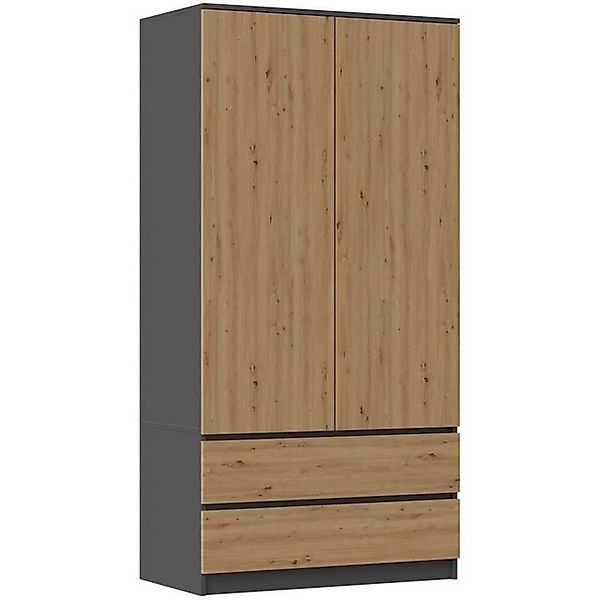 Beautysofa Drehtürenschrank Jorn (im modernen Stil) mit zwei Schubladen, un günstig online kaufen