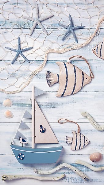 good morning Strandtuch »Maritim«, (Packung, 1 St., 1 stuck strandtuch), Mi günstig online kaufen