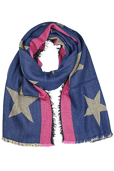 COLLEZIONE ALESSANDRO Wollschal "Sternen", mit Wollanteil, Made in Italy günstig online kaufen