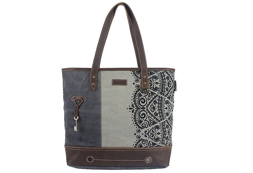 Sunsa Handtasche Canvas Damen Handtasche. XL Schultertasche mit Mandala Tas günstig online kaufen