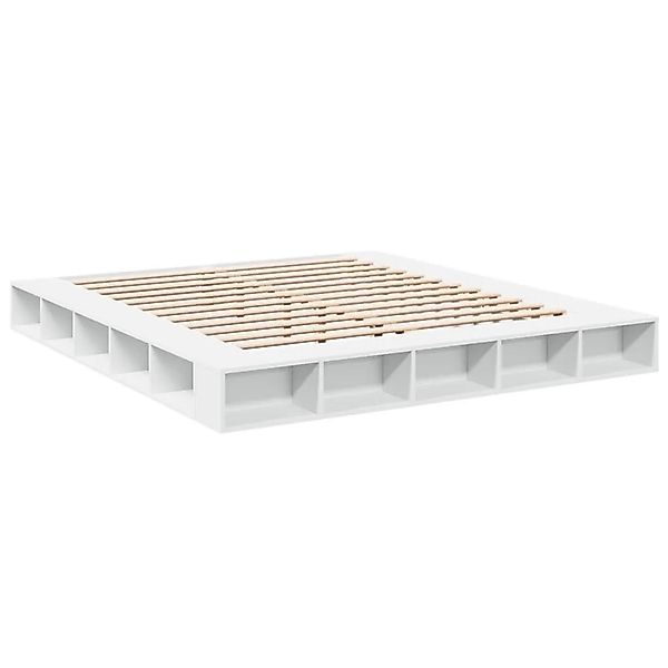 vidaXL Bettgestell Weiß 180x200 cm Holzwerkstoff 3280454 günstig online kaufen
