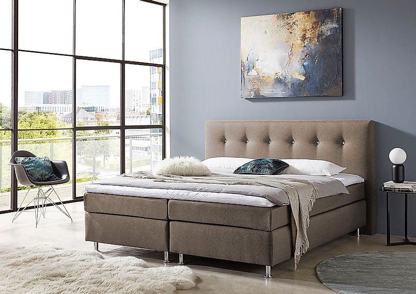 Westfalia Schlafkomfort Boxspringbett mit Topper günstig online kaufen