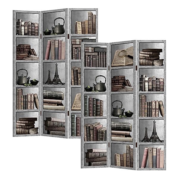 HTI-Line Paravent Paravent Bücherregal (Stück, 1 günstig online kaufen