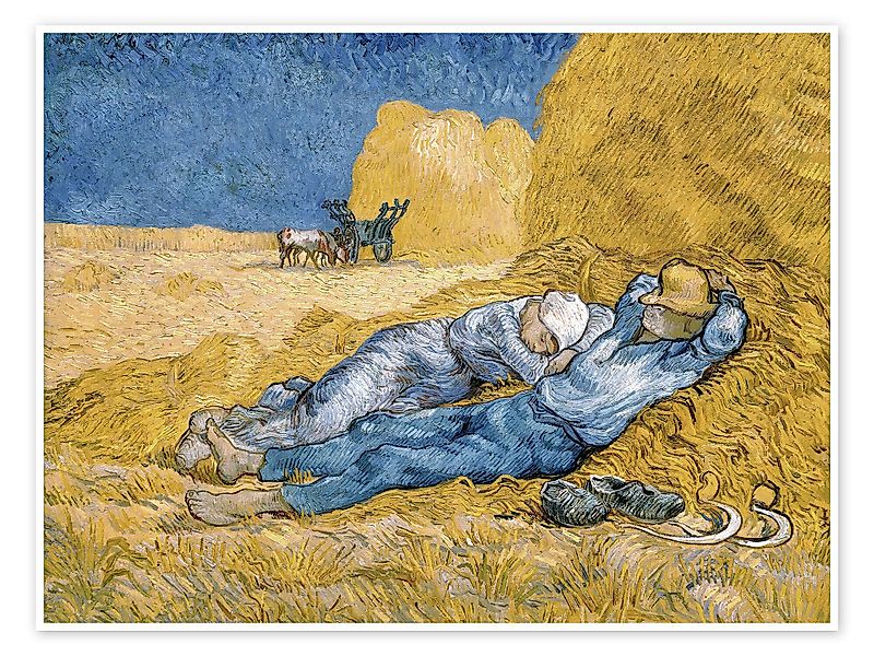 Posterlounge Wandbild Mittagsrast, Vincent van Gogh, günstig online kaufen