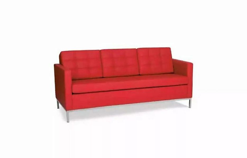 JVmoebel Sofa Roter Dreisitzer Moderne Luxus Couch Polstersitzer Textil Sof günstig online kaufen