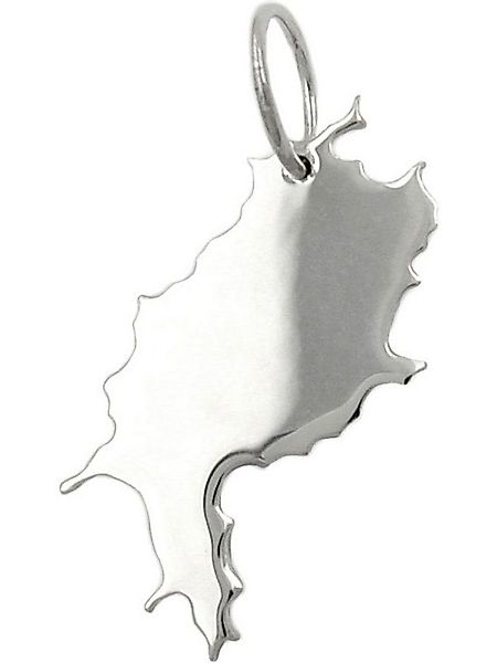 Gallay Kettenanhänger 26x12,5mm BRD-Bundesland Hessen glänzend Silber 925 ( günstig online kaufen