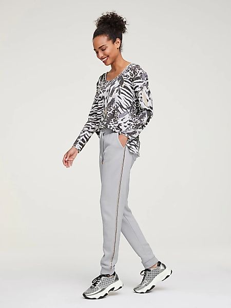 heine Rundhalsshirt "Druck-Shirt", 1 Stk. günstig online kaufen