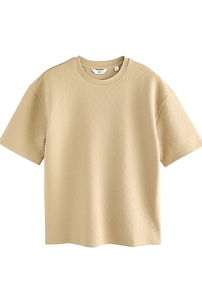 Next T-Shirt Edles strukturiertes T-Shirt (1-tlg) günstig online kaufen