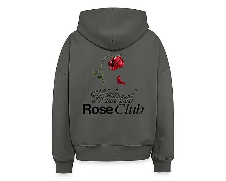 Spreadshirt Hoodie Vintage Love Streetwear Rose Design Frauen Boxy Organic günstig online kaufen