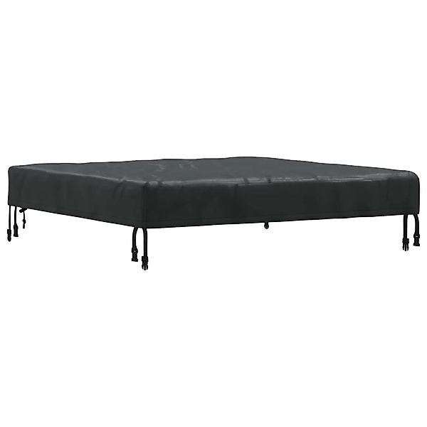 vidaXL Tischdecken Uni Schwarz 92 x 92 x 15 cm Stoff 4106082 günstig online kaufen