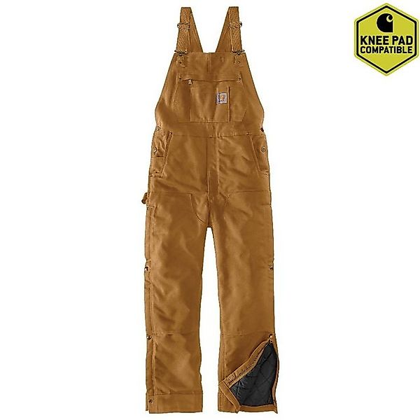 Carhartt Latzhose Carhartt Herren Latzhose Loose Fit Firm Duck Winter Insul günstig online kaufen