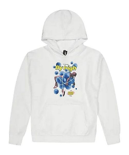 Mister Tee Sweatshirt Mister Tee Psychadellic Oversized Hoody Weiß Baumwoll günstig online kaufen