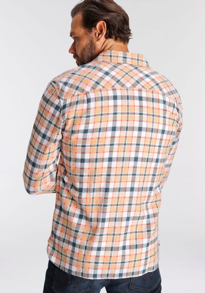 Man's World Flanellhemd mit Stickerei günstig online kaufen
