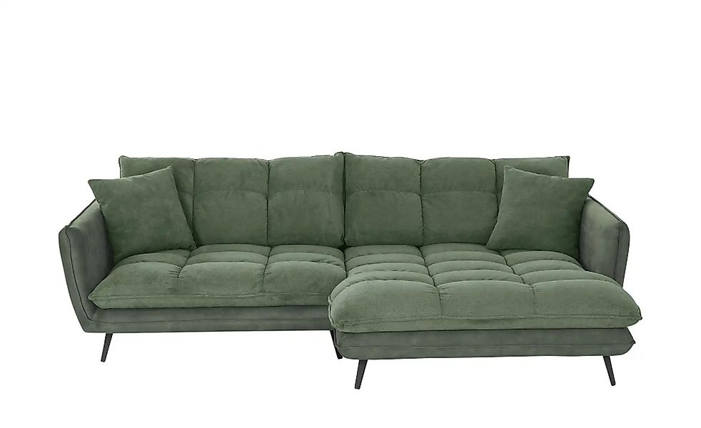 bobb Ecksofa  Arianna XL ¦ grün ¦ Maße (cm): B: 275 H: 90 T: 196.0 Polsterm günstig online kaufen