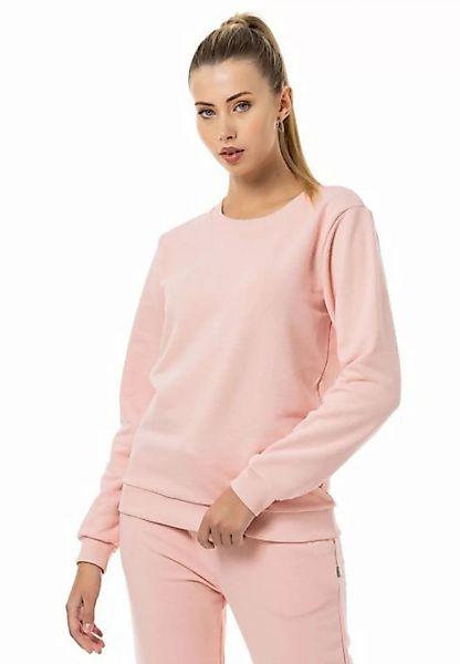 RedBridge Sweatshirt Rundhals Pullover Pink L Premium Qualität günstig online kaufen