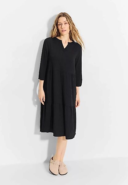 Cecil Midikleid Cecil Tunika Kleid mit Struktur in Black (1-tlg) Nicht Vorh günstig online kaufen