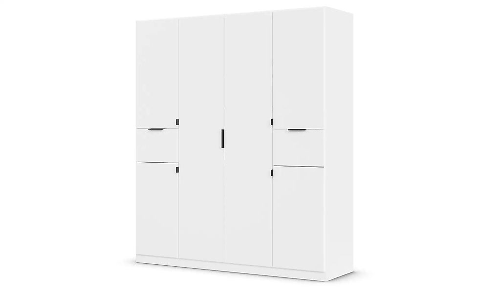 Drehtürenschrank  Thurso ¦ weiß ¦ Maße (cm): B: 181 H: 210 Schränke > Kleid günstig online kaufen