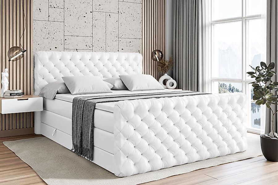 ALTDECOR Boxspringbett BOXI8-Z KING (Multipocket-Matratze H4, günstig online kaufen
