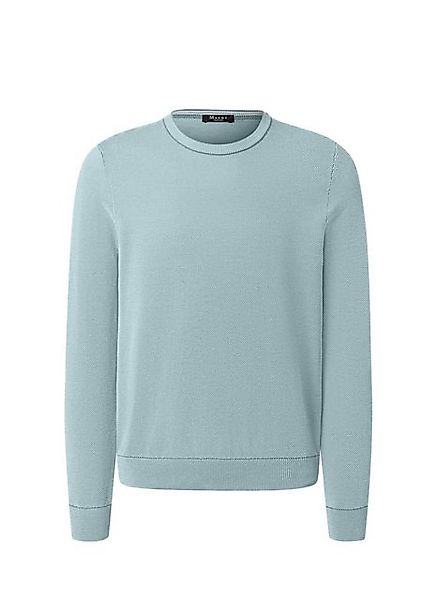 MAERZ Muenchen Strickfleece-Pullover Pullover Rundhals 1/1 Arm günstig online kaufen