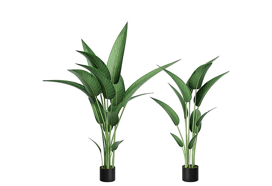 Kunstbaum Kunstpflanze Ficusbaum 110/140 cm Künstliche Pflanzen, FIVMEN, Hö günstig online kaufen