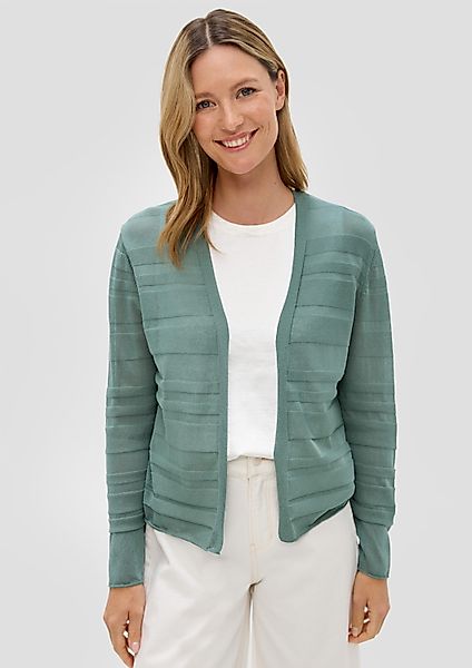 s.Oliver Cardigan Strickjacke Cardigan mit Musterstruktur günstig online kaufen