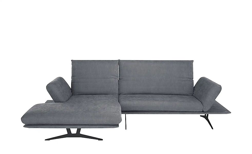 KOINOR Ecksofa  aus Flachgewebe Francis  ¦ grau ¦ Maße (cm): B: 284 H: 93 T günstig online kaufen
