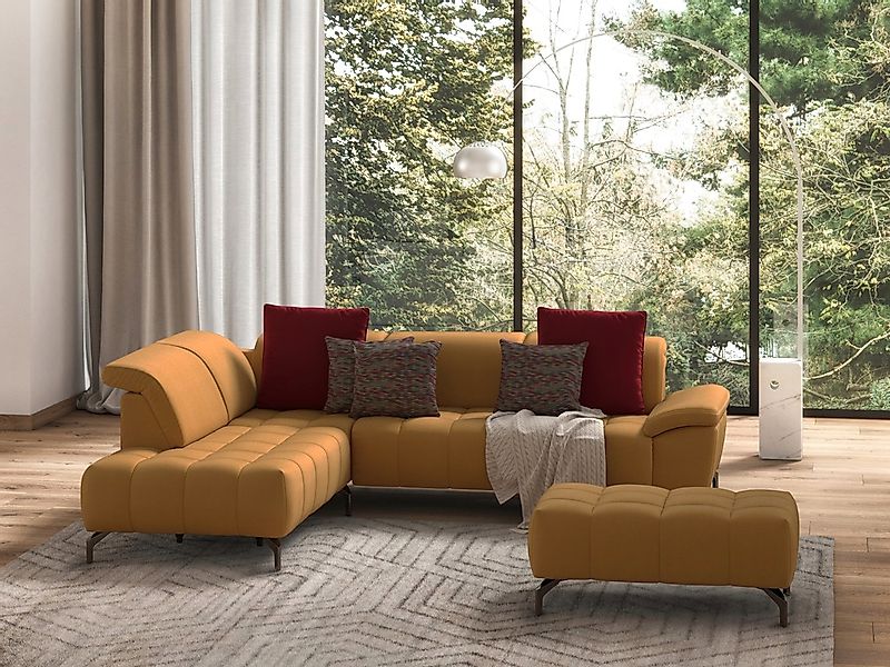 sit&more Ecksofa »Cool L-Form«, wahlweise mit Kopfteilverstellung und Vorzi günstig online kaufen