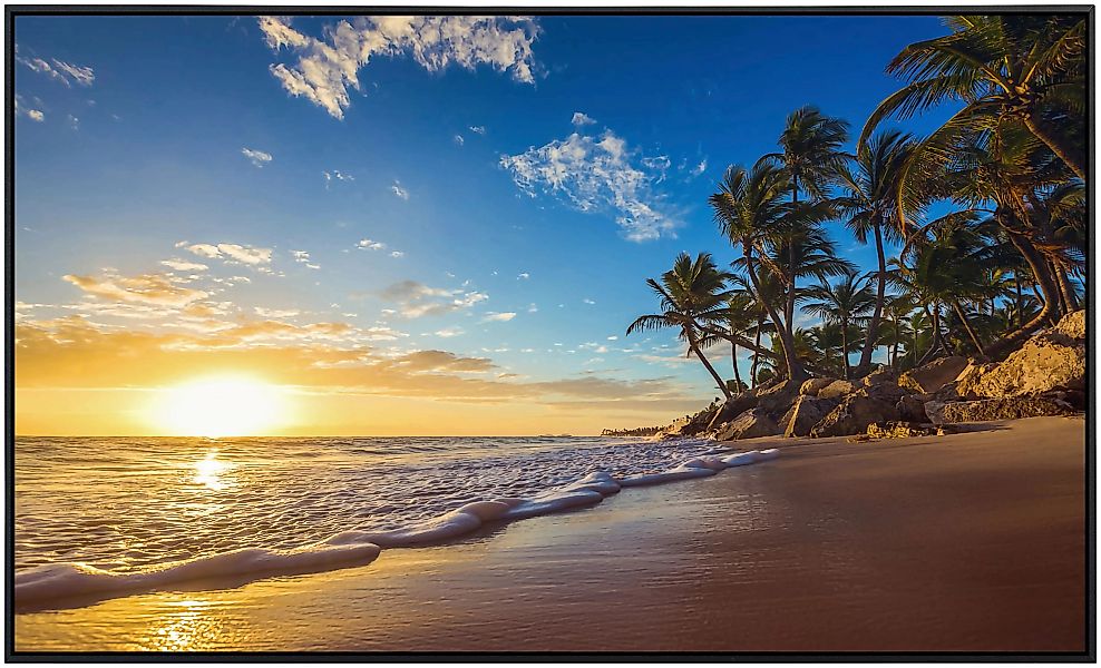 Papermoon Infrarotheizung »Tropisch im Strand Sonnenaufgang«, sehr angenehm günstig online kaufen