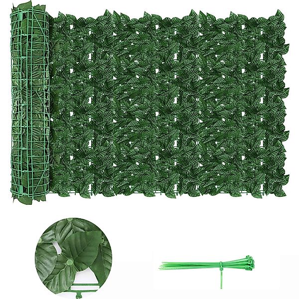 BlingBin Kunsthecken-Sichtschutz Künstliche Hecke Sichtschutz 1x3 günstig online kaufen