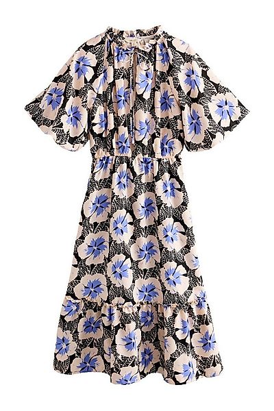 LAURA ASHLEY Midikleid Laura Ashley Kelby Midaxikleid mit Puffärmeln (1-tlg günstig online kaufen