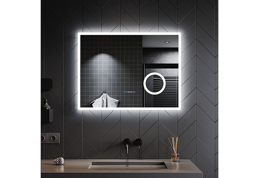 SONNI Badspiegel Badspiegel Kalt/Neutral/Warmweiß, 3-facher Vergrößerung, T günstig online kaufen