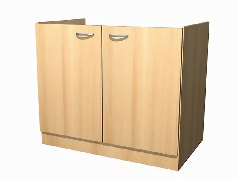 Flex-Well Spülenunterschrank Spülenunterschrank ohne Arbeitsplatte - 100 cm günstig online kaufen