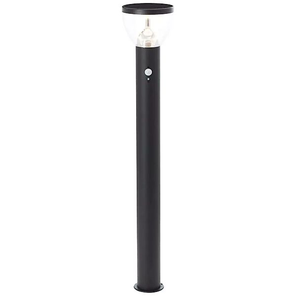 LED Solar Wegeleuchte Tulip in Schwarz 3W 430lm IP44 mit Bewegungsmelder günstig online kaufen