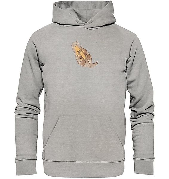 Mr. & Mrs. Panda Hoodie Otter Kind Größe S - Heather Grey - Geschenk, Fraue günstig online kaufen