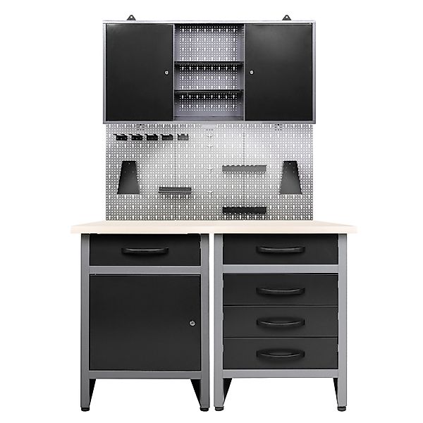 Ondis24 Werkstatt Set Entdecker 120 cm 1 Schrank LED Werkstatteinrichtung W günstig online kaufen