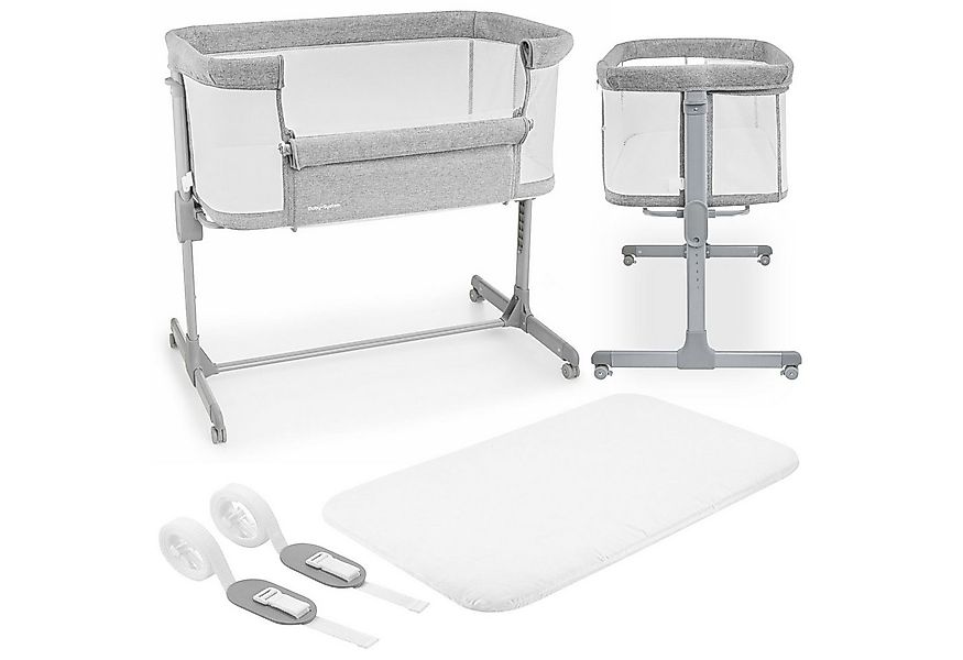 Moby-System Beistellbett Baby-Beistellbett LUNA 3in1 - Ideal für Neugeboren günstig online kaufen