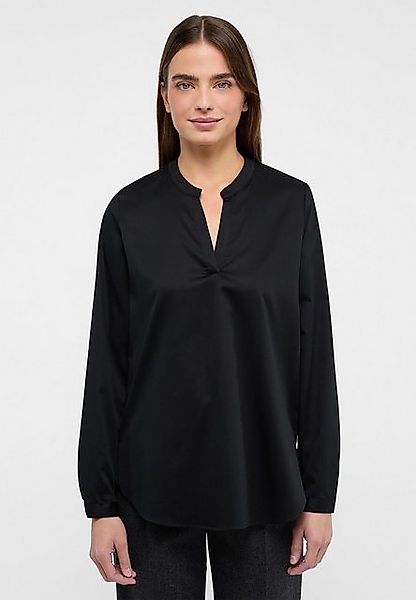 Eterna Langarmbluse Satin Shirt Bluse Satingewebe Langarm günstig online kaufen