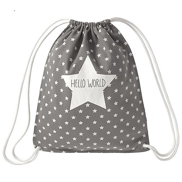 Geschenketorten-Gebhardt Sportrucksack Grauer Beutel Rucksack Kordelzug günstig online kaufen