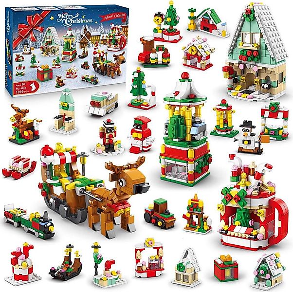 trends for living Lernspielzeug Weihnachts Adventskalender Bauspielzeug 109 günstig online kaufen