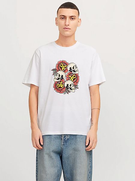 Jack & Jones T-Shirt "JORANATOMY SKULL TEE SS CREW NECK LN" günstig online kaufen