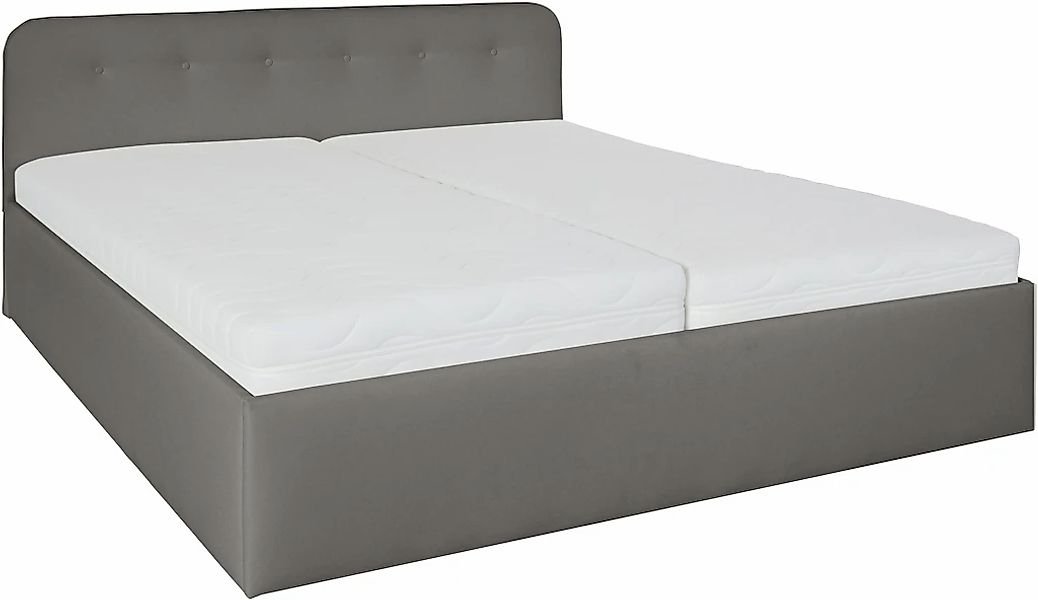 Westfalia Schlafkomfort Polsterbett "Rostock" auch mit Stauraum und Kopftei günstig online kaufen