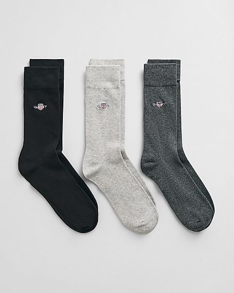 Gant Freizeitsocken SHIELD SOCKS 3-PACK (Packung, 3-Paar) günstig online kaufen