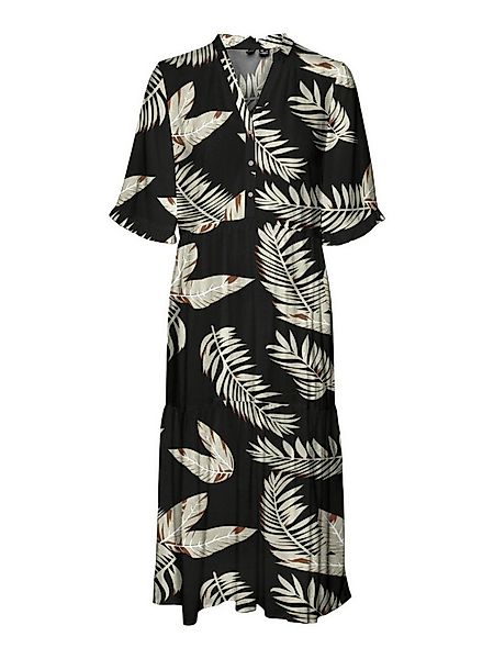 Vero Moda Sommerkleid VMEASY JOY 2/4 FRL CALF DRESS WVN GA Viskose, regular günstig online kaufen