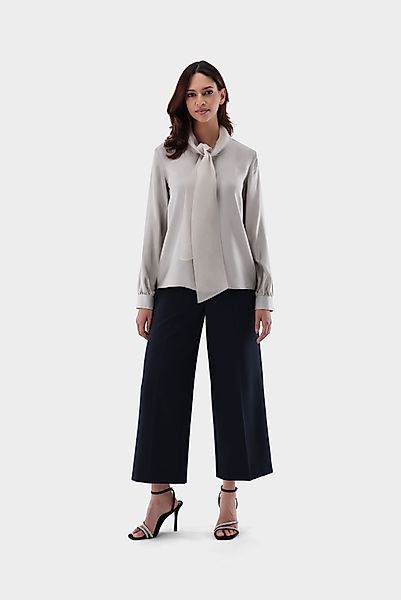 Seidenbluse mit Schluppe Boxy Fit günstig online kaufen
