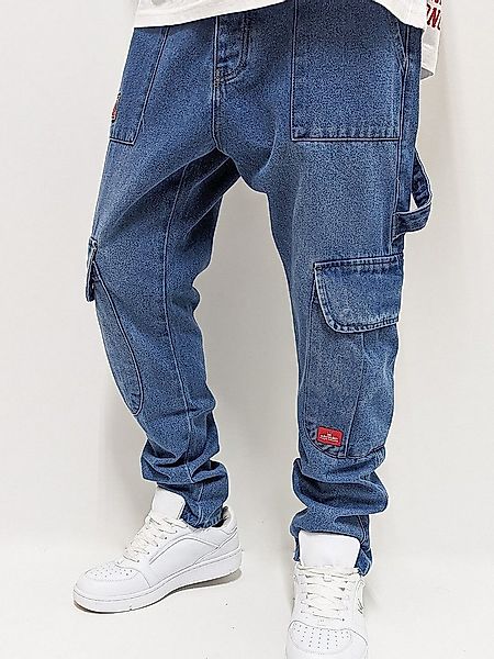 DADA Supreme Regular-fit-Jeans Baggy Denim Pants mit Logo Stitching Worker günstig online kaufen