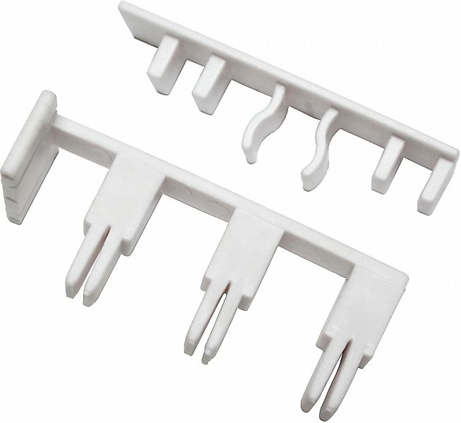 GARDINIA Gardinenstangen-Endstück "mit Ausklinkung 3-läufig" Serie Flächenv günstig online kaufen